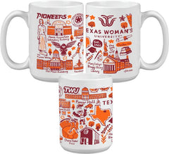 Texas Woman's University  Julia Gash 15 oz. Mug
