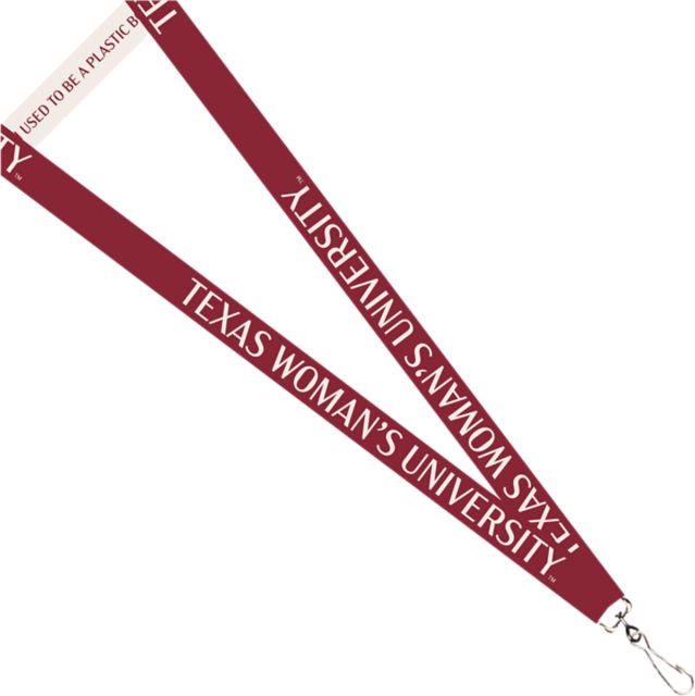 Texas Woman's University  Recycled Lanyard