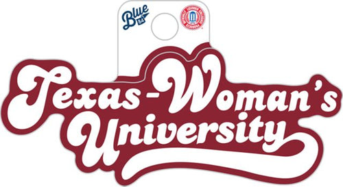 Texas Woman's University  Full-Size Sticker