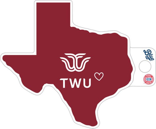 Texas Woman's University  Full-Size Sticker