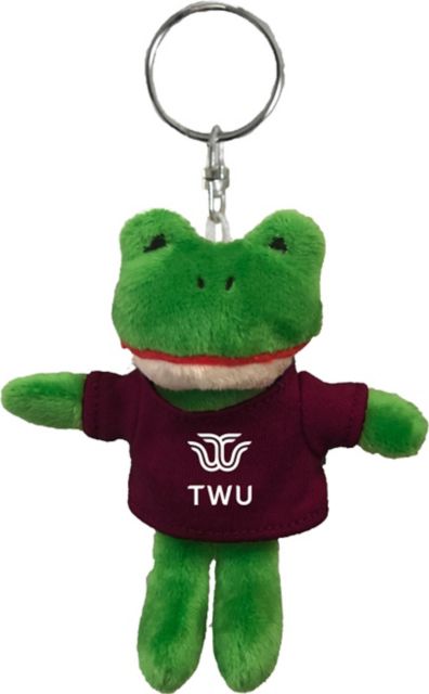 Texas Woman's University  Plush Keychain