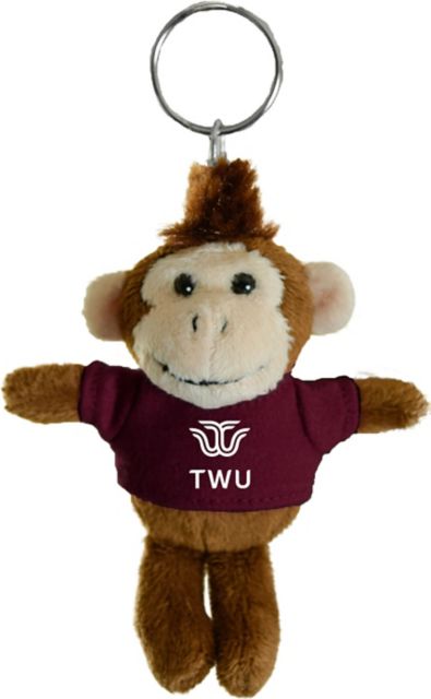 Texas Woman's University  Plush Keychain