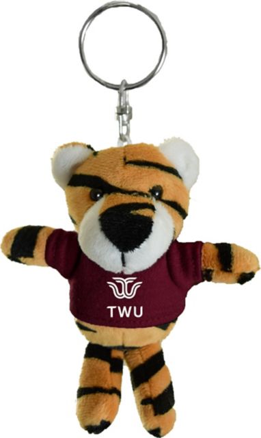 Texas Woman's University  Plush Keychain