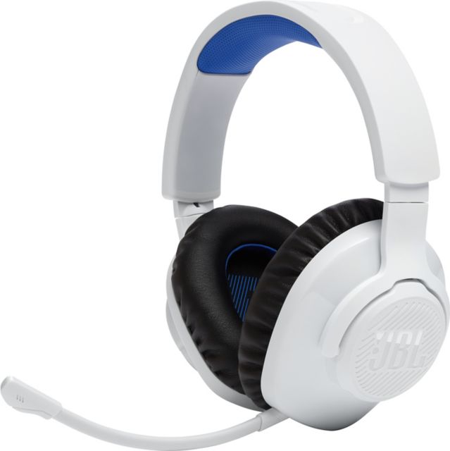 JBL QNTM 360P Gaming Headset, White/Blue