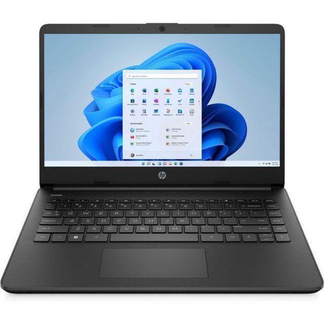 HP 14'' Touchscreen Copilot Laptop - N4500 4G 64G UHD W11HS, Jet Black