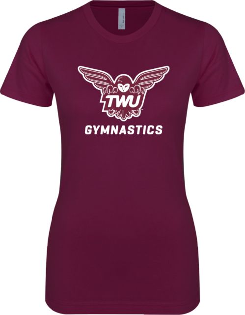 Texas Womans Next Level Ladies SoftStyle Junior Fitted Tee Gymnastics - ONLINE ONLY