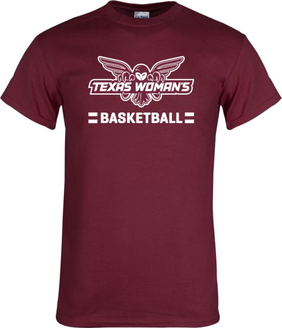 Texas Womans T Shirt Basketball Owl Graphic - ONLINE ONLY