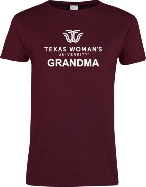 Texas Womans Ladies T Shirt Grandma Institutional Logo - ONLINE ONLY