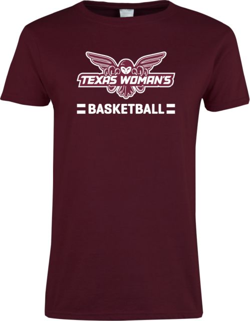 Texas Womans Ladies T Shirt Basketball Owl Graphic - ONLINE ONLY